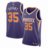 (Kevin Durant #35) 22/23 Phoenix Suns Purple Swingman Jersey - Icon Mens
