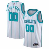 Charlotte Hornets 2020 NBA Draft First Round Pick Jordan White Men Swingman Jersey Icon Edition