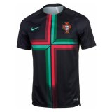 2022 Portugal Special Edition Black Cruz Soccer Jersey Mens