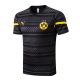 22/23 Borussia Dortmund Black Soccer Training Jersey Mens