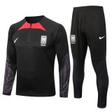 22/23 Korea Black Soccer Training Suit Mens