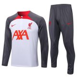 22/23 Liverpool White Soccer Training Suit Mens