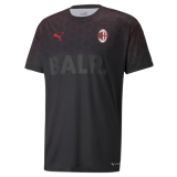20/21 AC Milan X BALR Signature Black Man Soccer Jersey