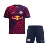 23/24 RB Leipzig Away Soccer Jersey + Shorts Kids