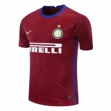 2020-21 Inter Milan Goalkeeper Red Man Soccer Jersey