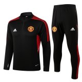 22/23 Manchester United Black II Soccer Training Suit Mens
