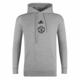 20/21 Manchester United Hoodie Grey Men Soccer Winter Jacket