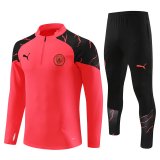 23/24 Manchester City Red Soccer Training Suit Mens