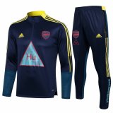 21/22 Arsenal x Human Race Navy Soccer Training Suit Mens