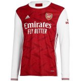 20/21 Arsenal Home Red LS Man Soccer Jersey