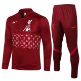 21/22 Liverpool Red Soccer Training Suit Jacket + Pants Mens