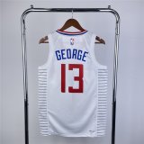 (GEORGE - 13) 23/24 Los Angeles Clippers White Swingman Jersey - Association Edition Mens