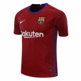 2020-21 Barcelona Goalkeeper Red Man Soccer Jersey