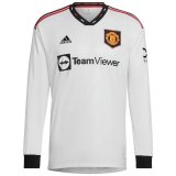 (Long Sleeve) 22/23 Manchester United Away Soccer Jersey Mens