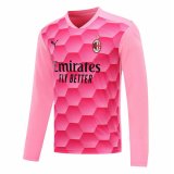 2020-21 AC Milan Goalkeeper Pink Long Sleeve Man Soccer Jersey