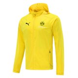 20/21 Borussia Dortmund Yellow All Weather Windrunner Soccer Jacket Man
