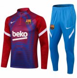 21/22 Barcelona Red Graphic Soccer Training Suit Mens