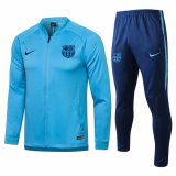 20/21 Barcelona Blue Soccer Training Suit(Jacket + Pants) Man
