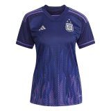 2023 Argentina 3-Star Away World Cup Champions Soccer Jersey Womens