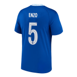 (ENZO #5) 22/23 Chelsea Home UCL Soccer Jersey Mens