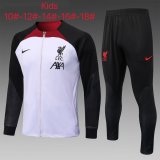 22/23 Liverpool Violet Soccer Training Suit Jacket + Pants Kids