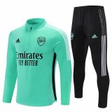 21/22 Arsenal Green Soccer Training Suit Mens