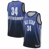(Giannis Antetokounmpo #34) 2023 NBA Brand Blue Swingman Jersey - All-Star GameMens
