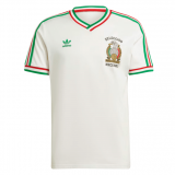(Player Version) 1985 Mexico Retro Away Soccer Jersey Mens