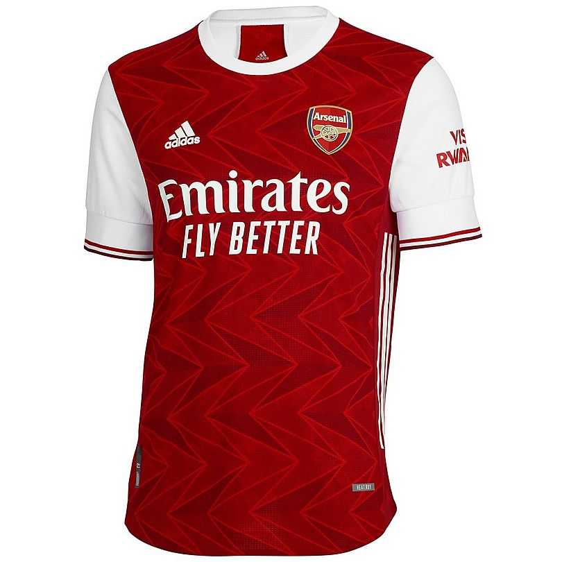 2021 Arsenal Home Red Man Soccer Jersey Cheap Arsenal Soccer Jerseys